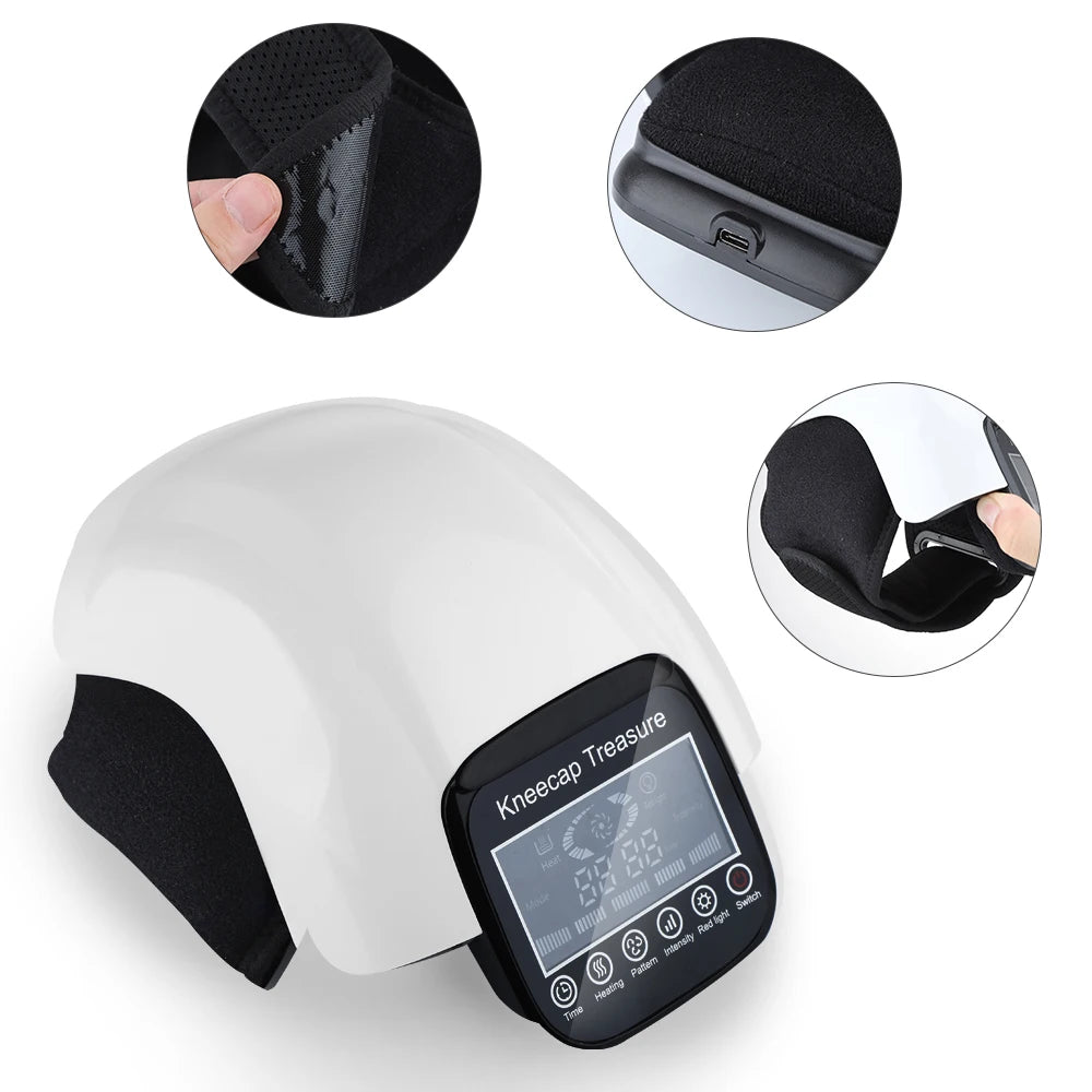 Electric Infrared Heating Knee Massager For Joint Relief