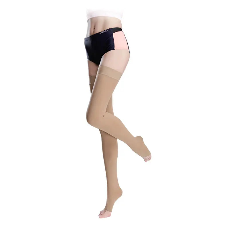 Thigh High Compression Support Stockings 15-20 mmHg