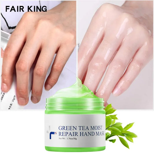 Green Tea Lock Water Repair Anti-Aging Hand Mask 50G