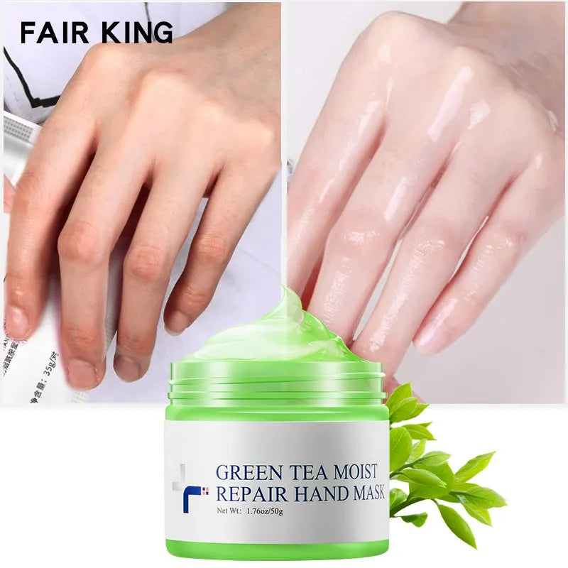 Green Tea Lock Water Repair Anti-Aging Hand Mask 50G