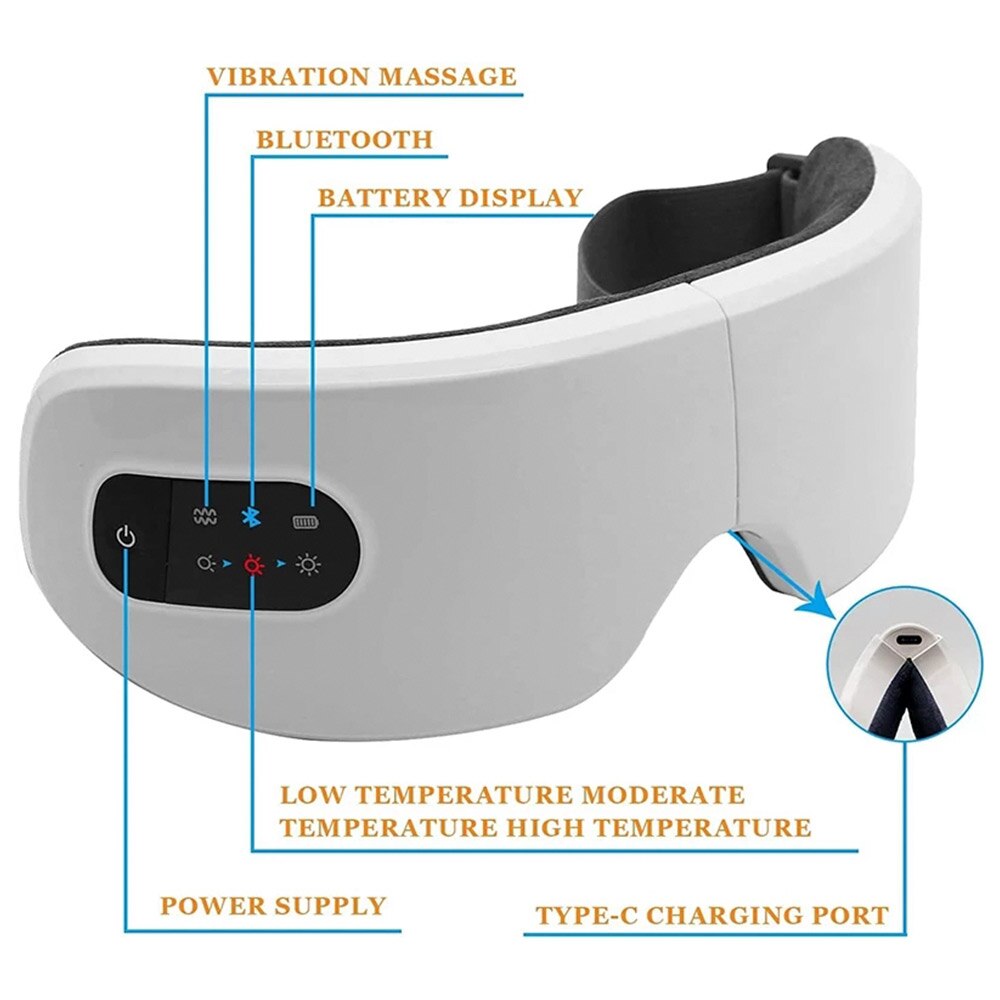 Wireless Bluetooth Electric Eye Massager For Eye Care