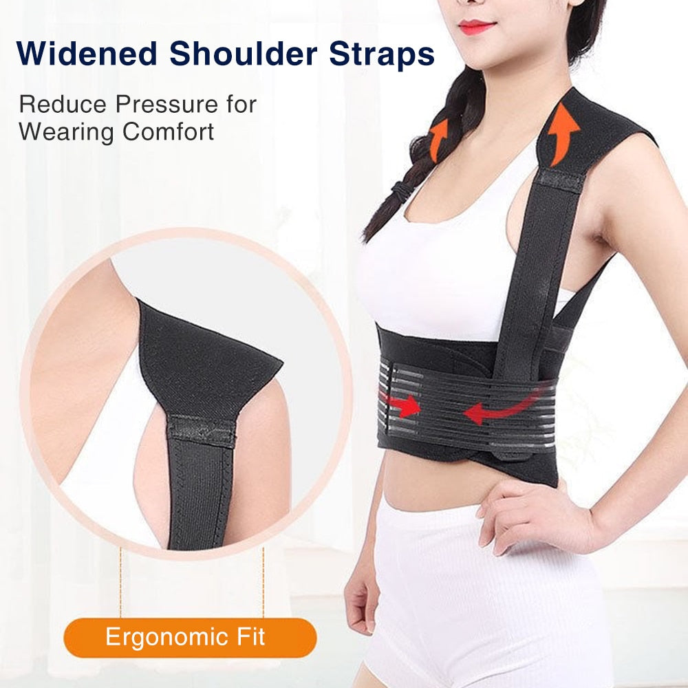 Magnetic Back Support Heating Belt Therapy