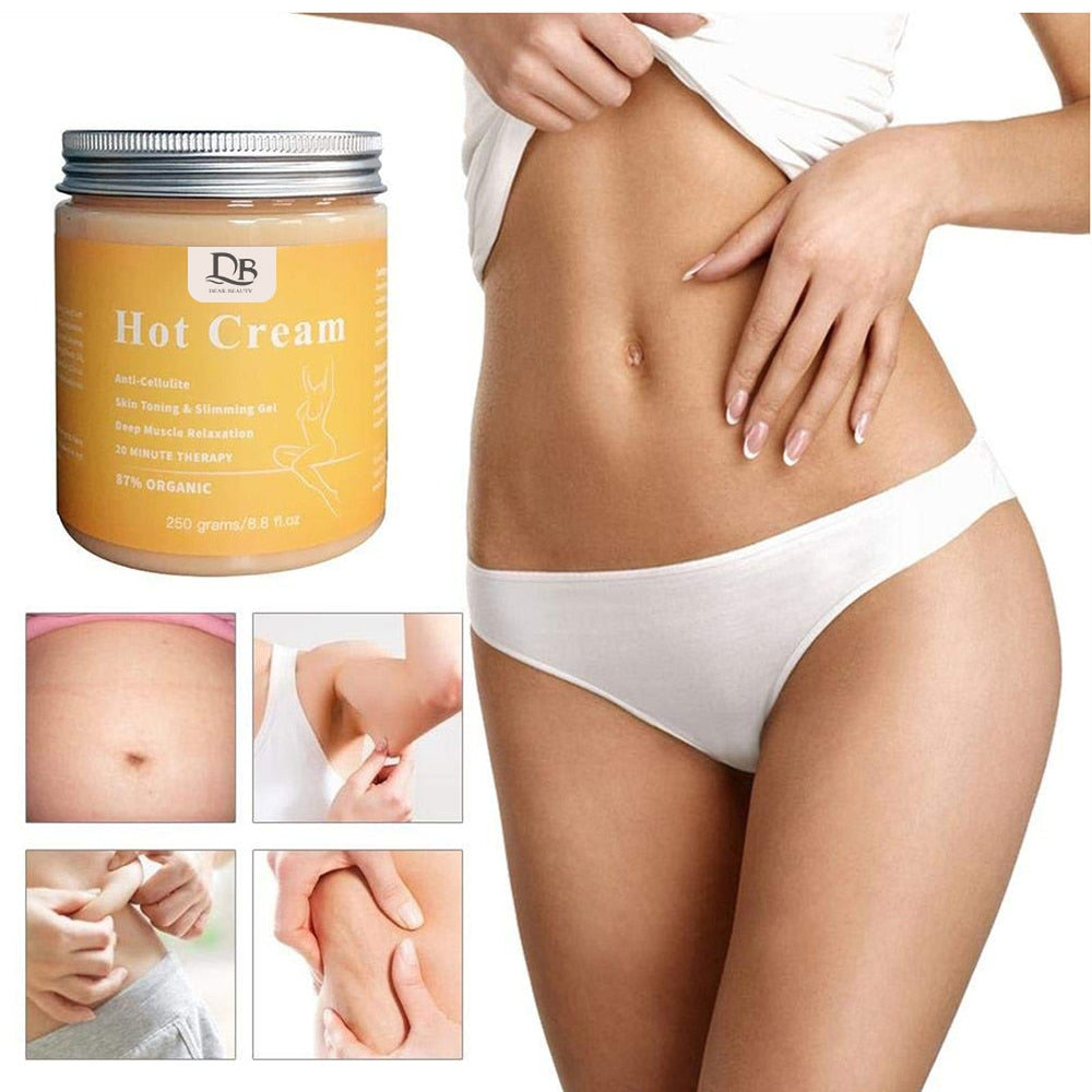 Hot Cream Body Slimming Massager Gel