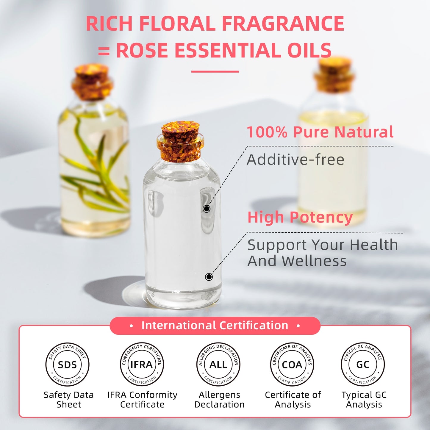 HIQILI 100ML Essential Oils,100% Pure Nature for Aromatherapy