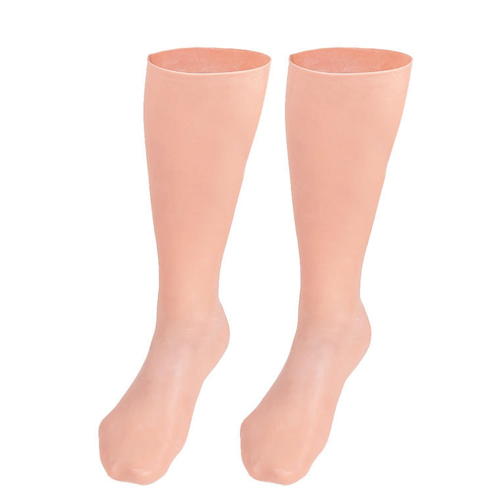 Long Moisturizing Care Gloves Silicone Gel Socks