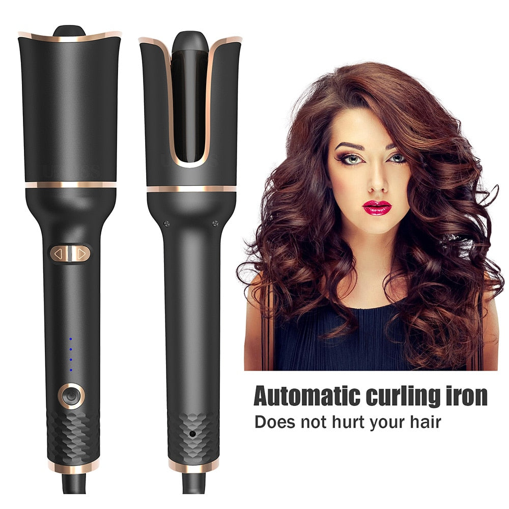 Automatic Rotating Ceramic Hair Curler